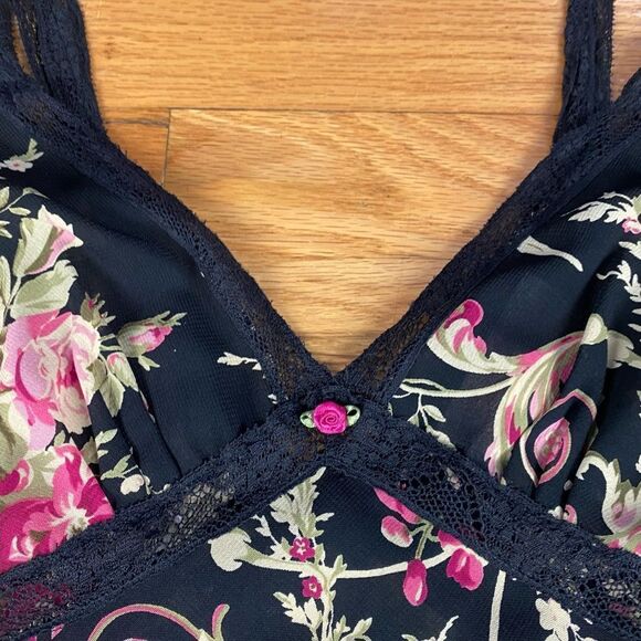 Oscar De La Renta Pink Label Floral Maxi Slip dress Size Medium - Picture 9 of 9